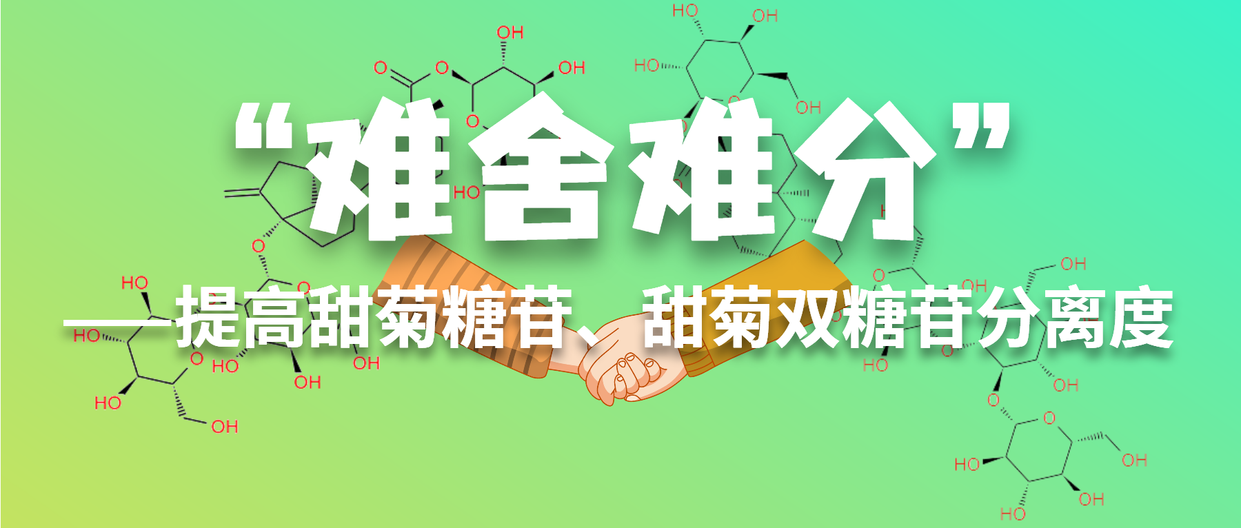 “難舍難分”——提高甜菊糖苷、甜菊雙糖苷分離度